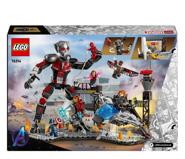 LEGO Marvel 76314 Kapitan Ameryka: Wojna bohaterów - 1284241 - zdjęcie 5